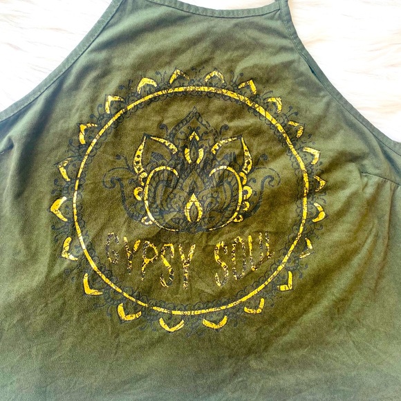 Charlotte Russe Gypsy Soul Boho Chic Top Velour - Picture 2 of 3